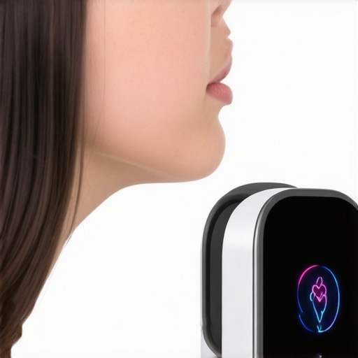 Futuristic wearable health devices integrated into daily life