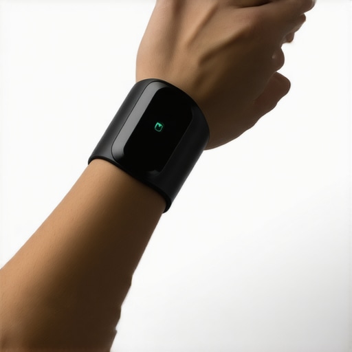 Futuristic wearable device showcasing advanced materials and AI integration on a wrist