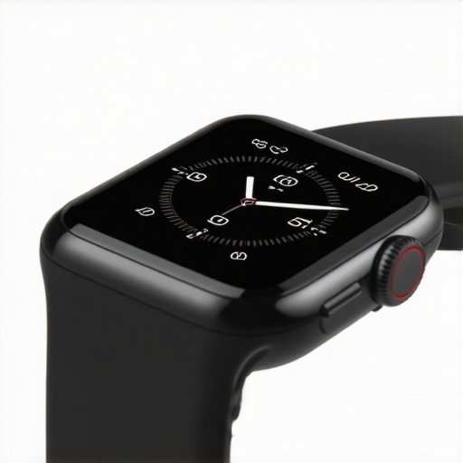 A device cleaning a smartwatch's health sensors using ultrasonic technology